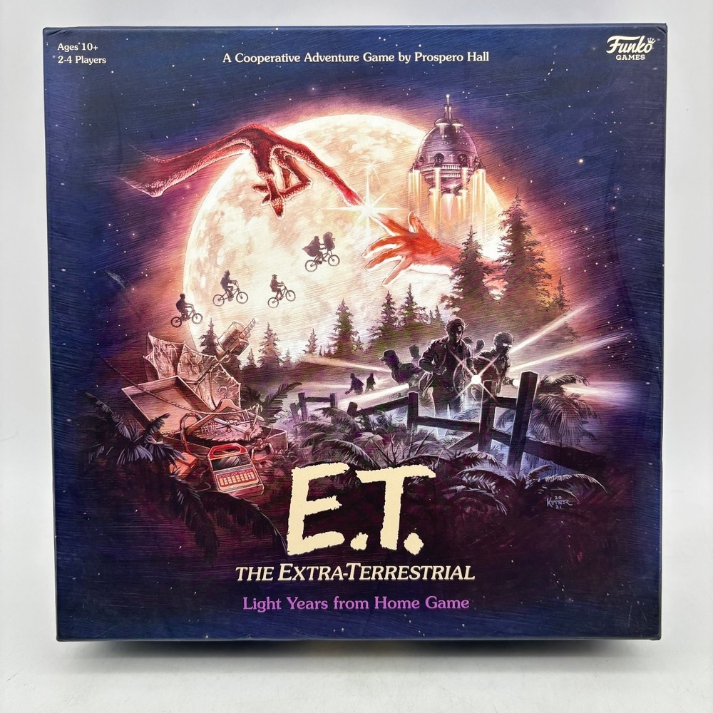 E.T. The Extra-Terrestrial Light Years From Home Board Game Funko Complete
